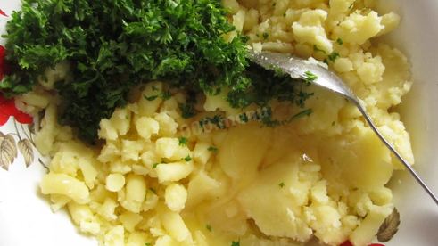 ватрушки картофельные с курицей