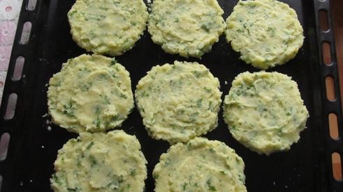ватрушки картофельные с курицей