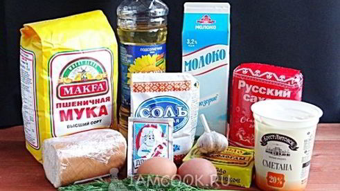 ватрушки с копченым сыром и укропом