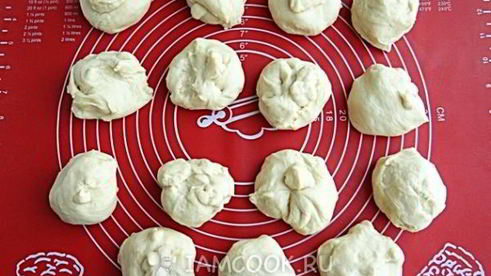 ватрушки с копченым сыром и укропом