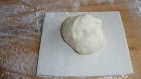 венгерская ватрушка с творогом из слоеного теста