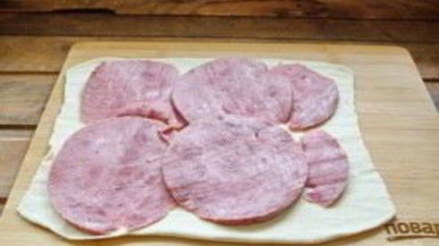 запеченные булочки с ветчиной и сыром