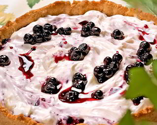 Черничный чизкейк