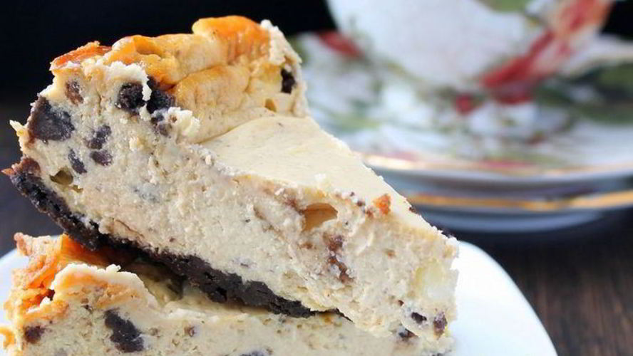 Рецепт чизкейк из ряженки с печеньем