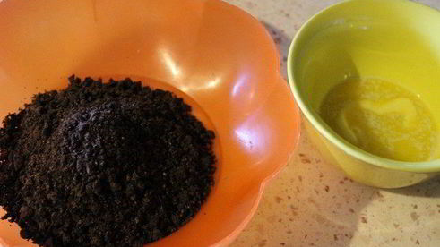 чизкейк из ряженки с печеньем