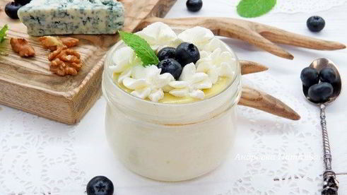 чизкейк с голубым сыром