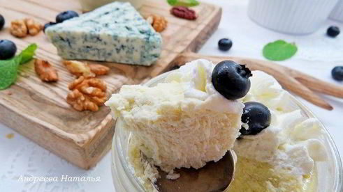 чизкейк с голубым сыром