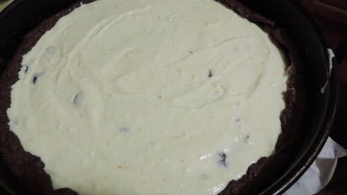 чизкейк с пьяной клюквой