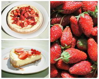 Чизкейк с ягодами