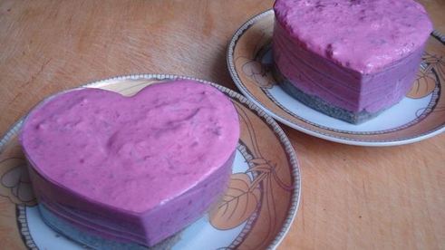 чизкейк свекольный с сельдью