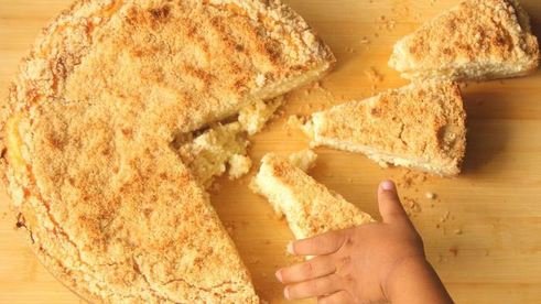 чизкейк в песочном тесте