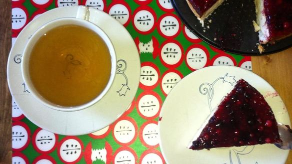 Рецепт Домашний ягодный чизкейк