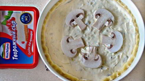 грибной закусочный чизкейк