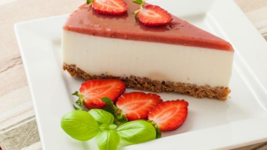 Рецепт клубничный чизкейк с белым шоколадом