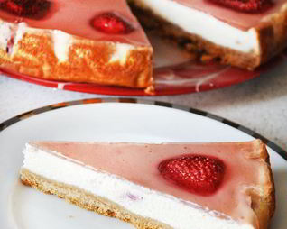 Клубничный чизкейк