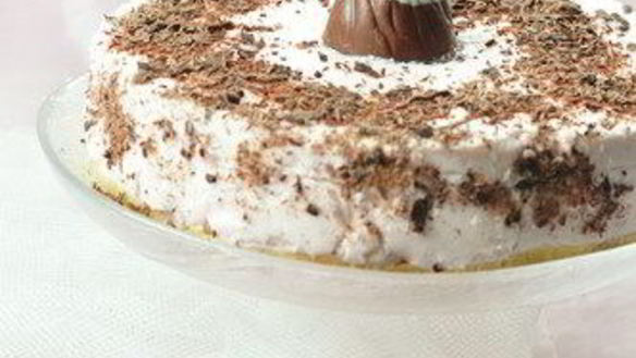 Рецепт Новогодний чизкейк с ликером Бейлис и шоколадной крошкой