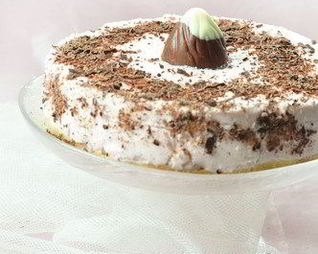 Новогодний чизкейк с ликером Бейлис и шоколадной крошкой