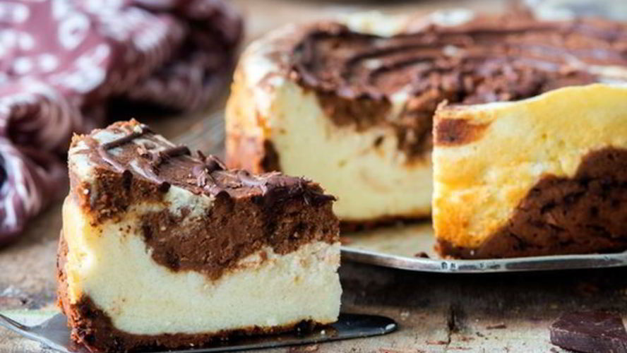 Рецепт шоколадно-сливочный чизкейк