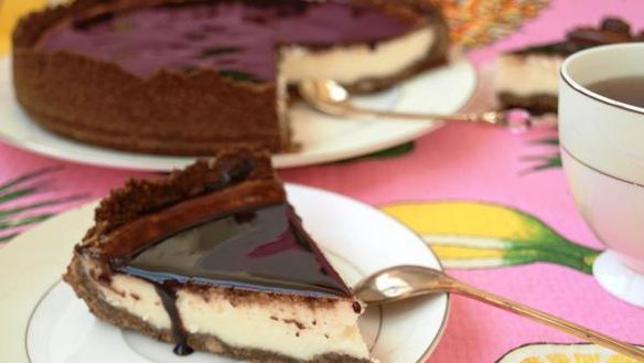 Рецепт Сырный чизкейк с шоколадом