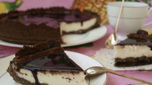 сырный чизкейк с шоколадом