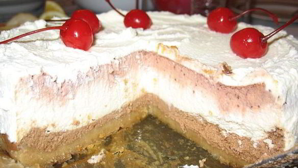 Рецепт Трехслойный чизкейк