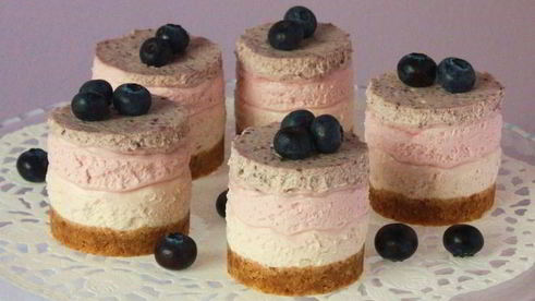 тройные ягодные чизкейки