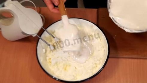 творожный чизкейк без выпечки с маршмеллоу и нутеллой