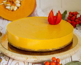 Тыквенно-карамельный чизкейк