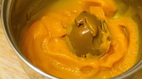 тыквенно-карамельный чизкейк