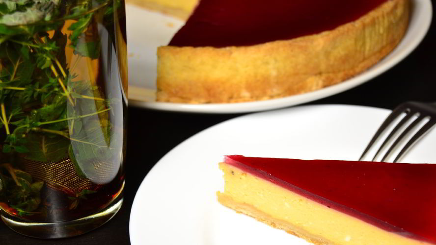 Рецепт тыквенно-сливочный чизкейк с брусничны желе