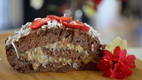 Рецепт Германский шоколадный рулет