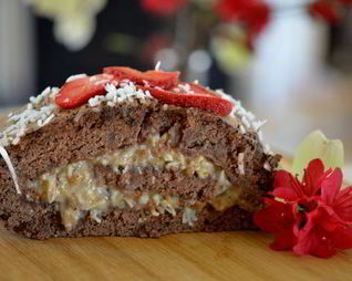 Германский шоколадный рулет