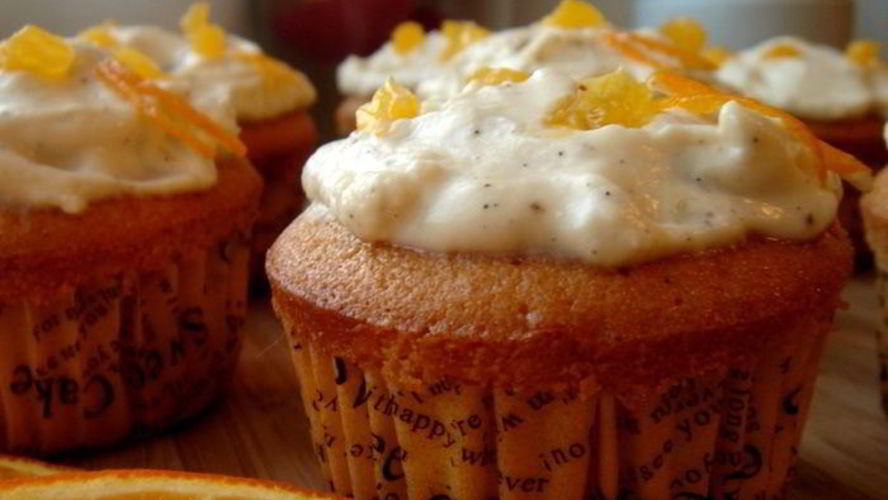 Рецепт апельсиновых кексиков