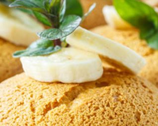 Ароматные банановые кексы