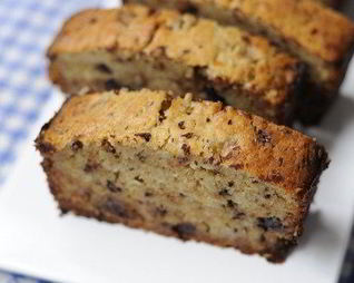 Бананово-шоколадный кекс