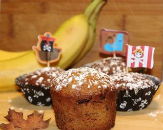 Банановые кексы Пират