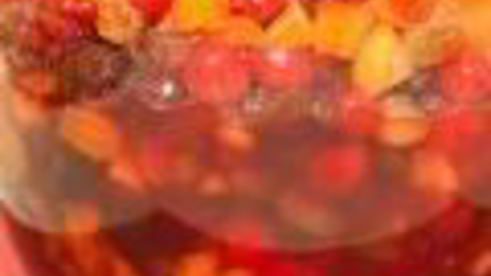 фруктовый кекс к рождеству