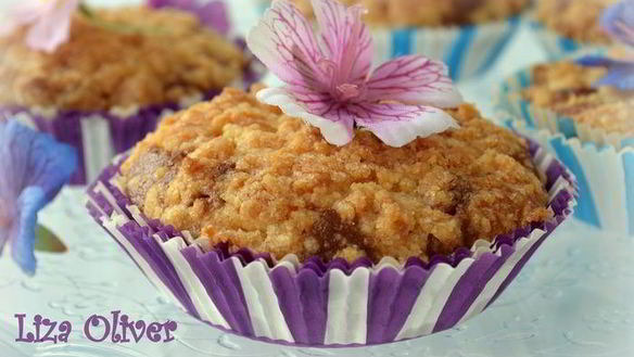 Рецепт Карамельные кексы со штрейзелем