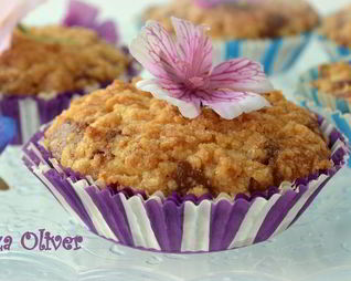 Карамельные кексы со штрейзелем