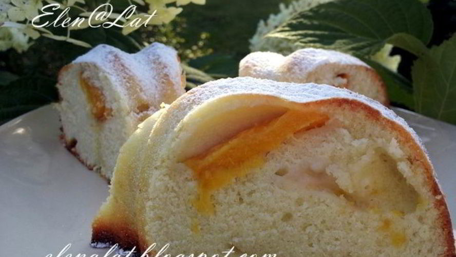 Рецепт кекс персиковый нежный