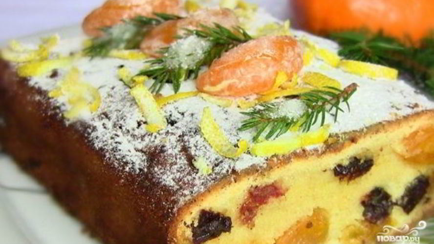 Рецепт кекс рождественский