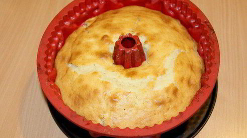 кекс с грушей и белым шоколадом