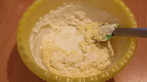 кекс с грушей и белым шоколадом