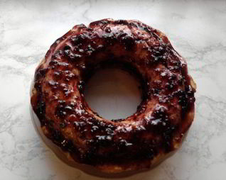 Кекс с малиной