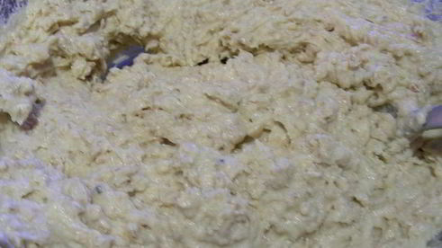 кекс с овсяными хлопьями и медом