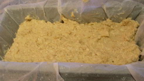 кекс с овсяными хлопьями и медом