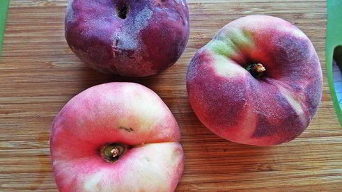 кекс с цукини и персиками