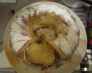 Кекс яблочный