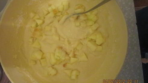 кекс яблочный