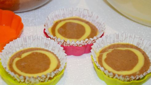 кексы домашние полосатики